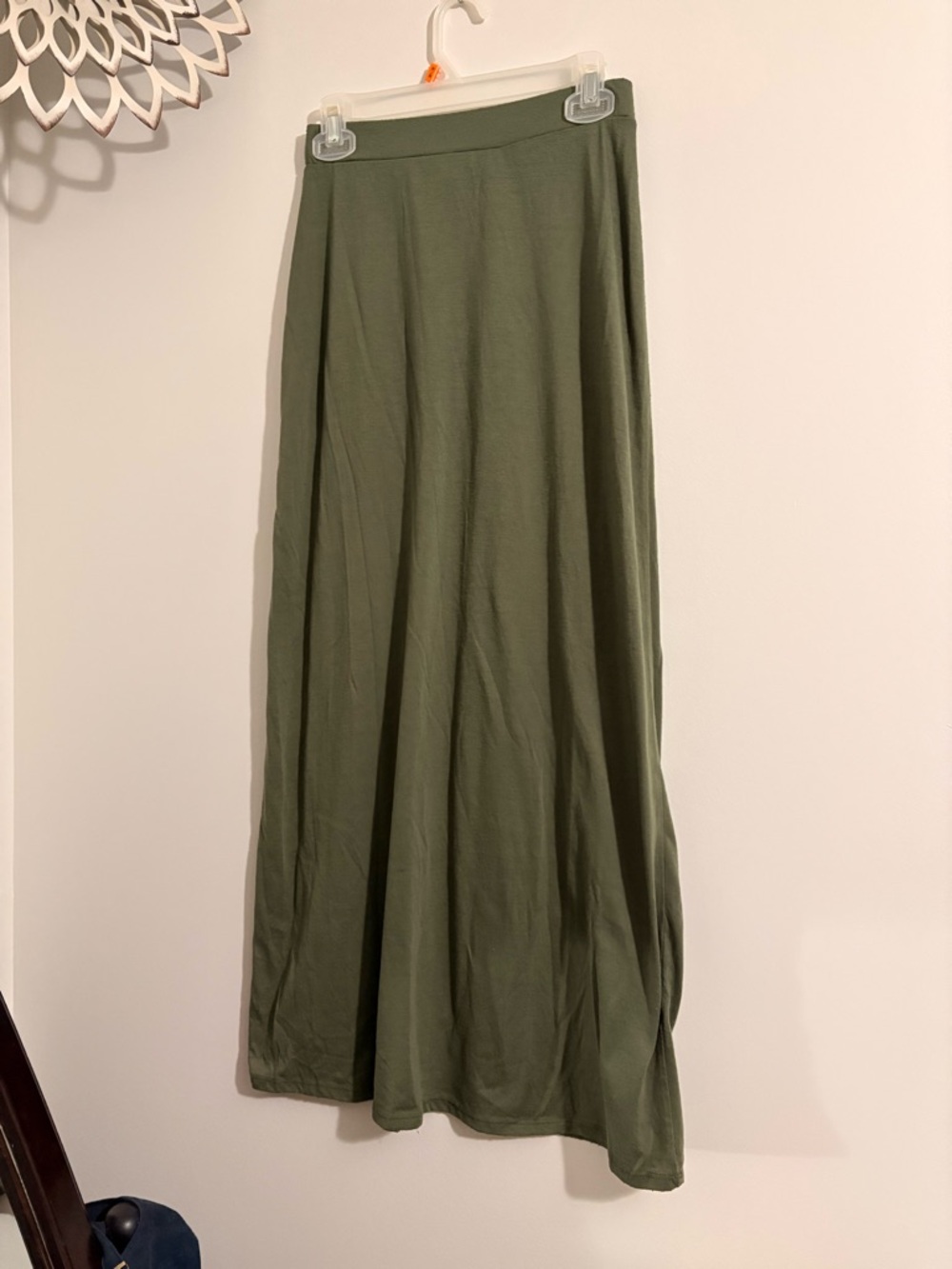 UK2LA Olive Green Maxi Skirt